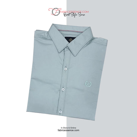 X Men's Casual Shirt Slim Fit - Light Gray || SCS0011 |