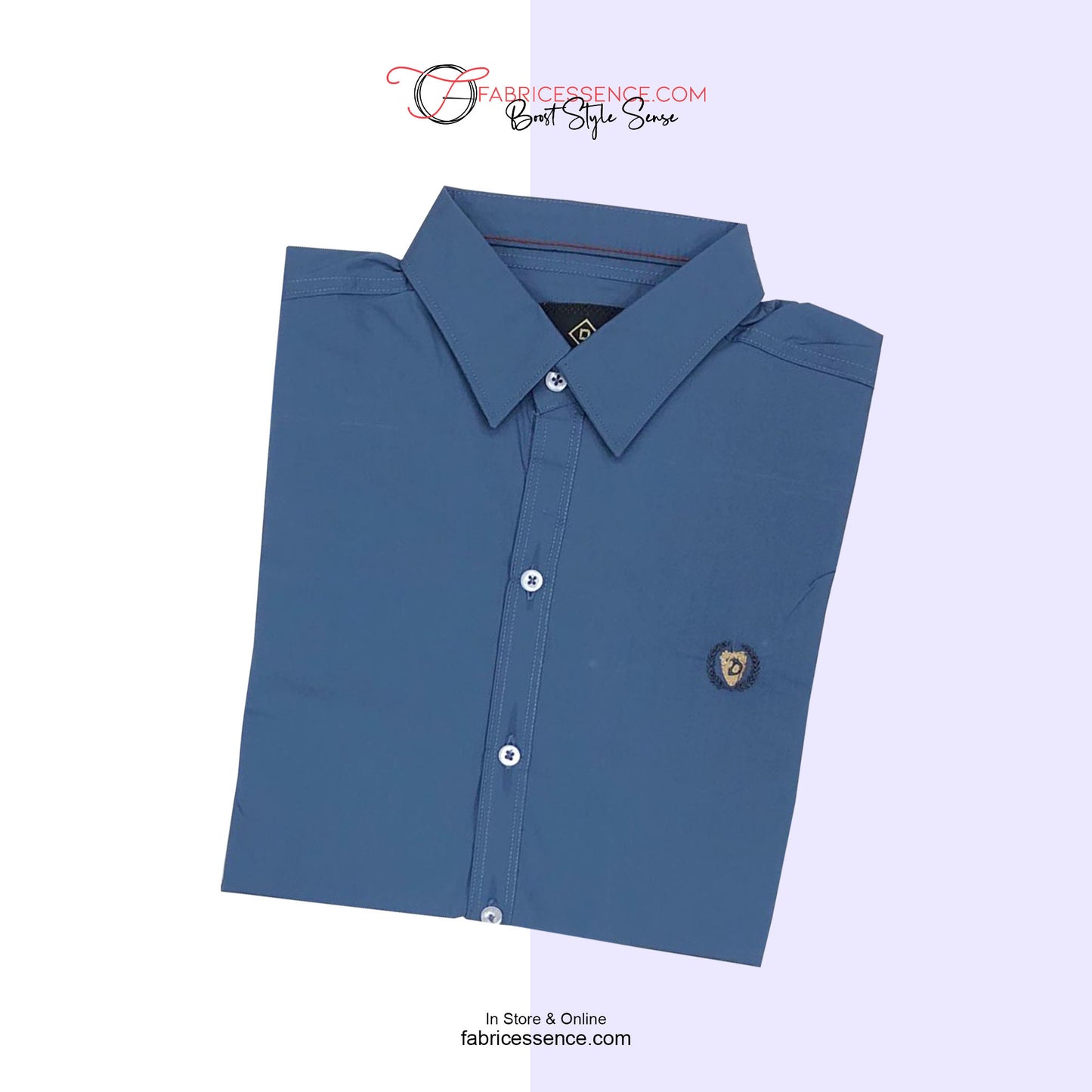 X Men's Casual Shirt Slim Fit - Grayish Blue || SCS0012 |