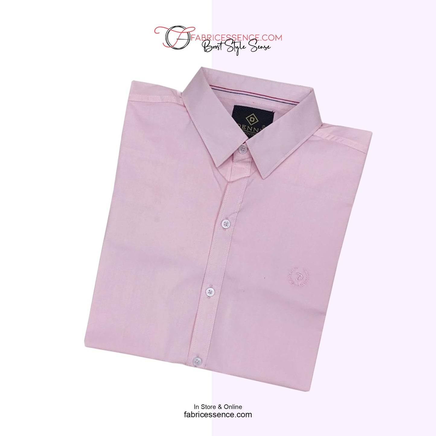 Z Men's Casual Shirt Slim Fit - Light Pink || SCS0014 |