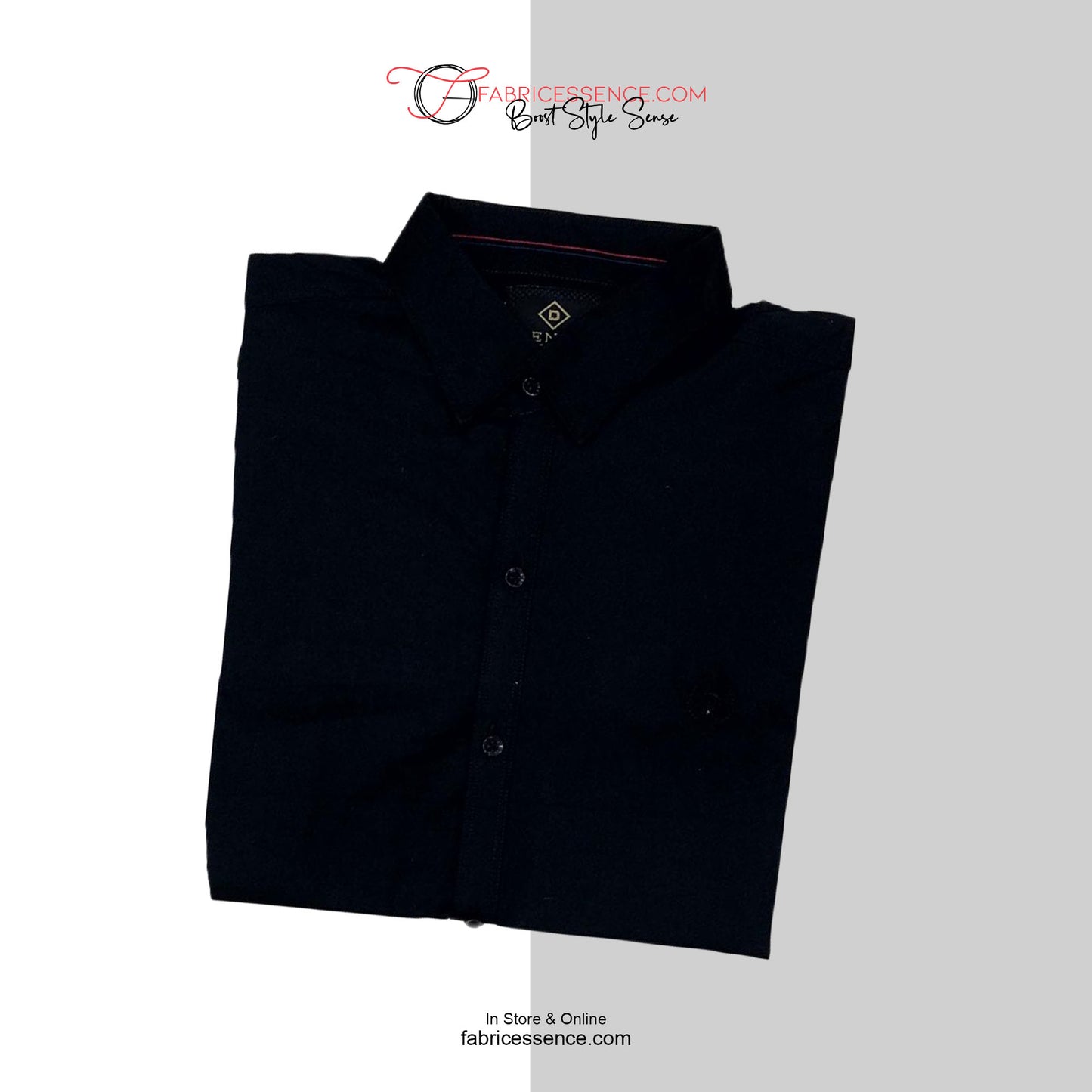 Z Men's Casual Shirt Slim Fit - Black || SCS0005 |