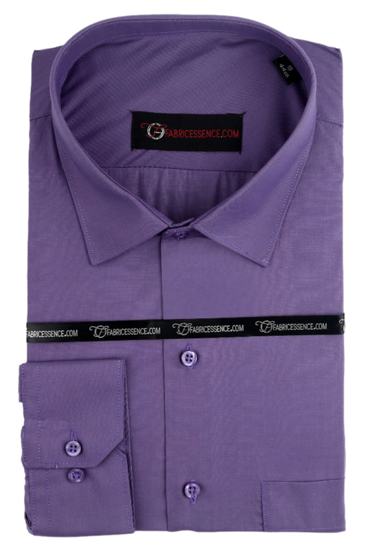 Men's Plain Formal Shirt - | Purple Color | FE1199PC