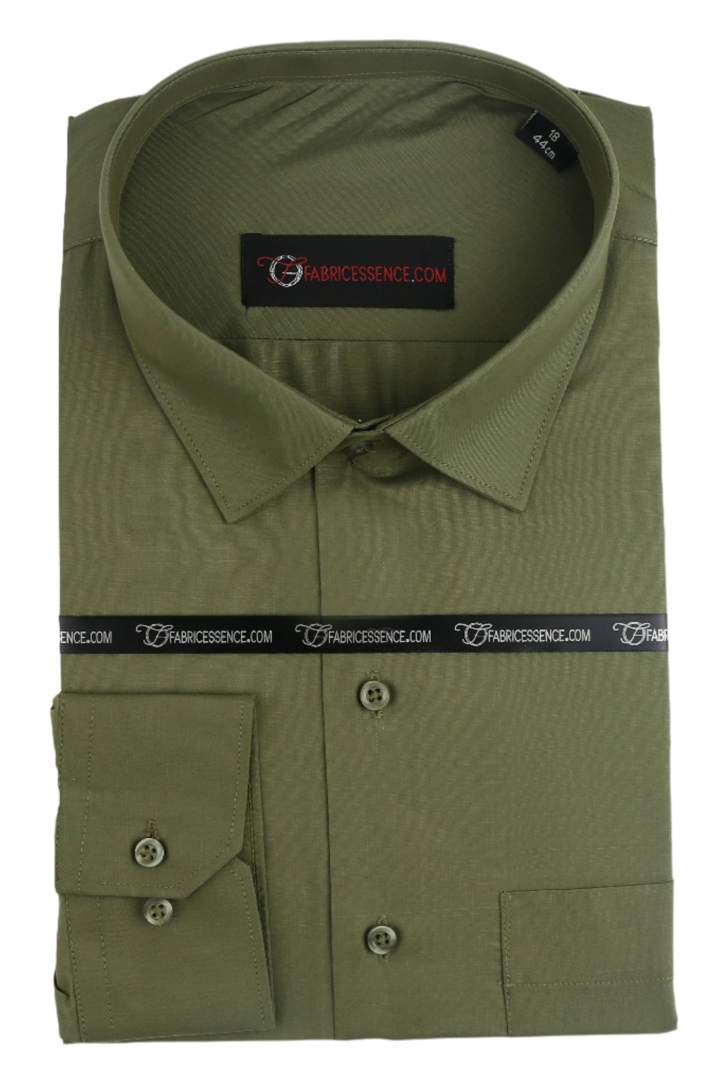 Men's Plain Formal Shirt - | Medium Green | FE1199MG