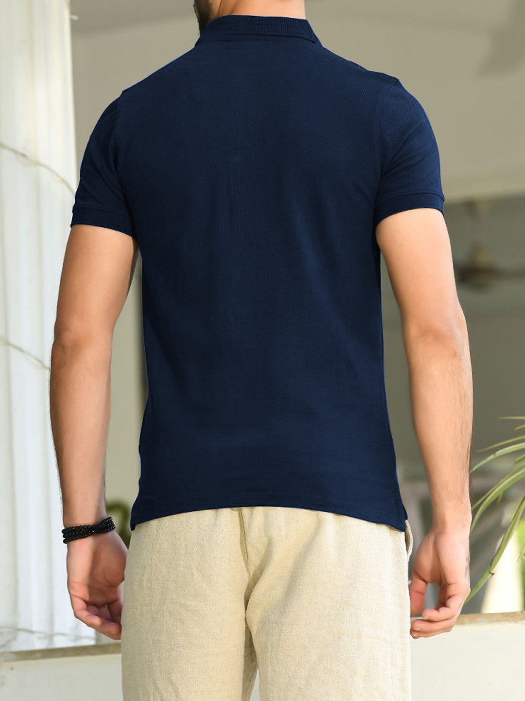 Polo T-Shirt Basic - Navy Blue - POLO-015