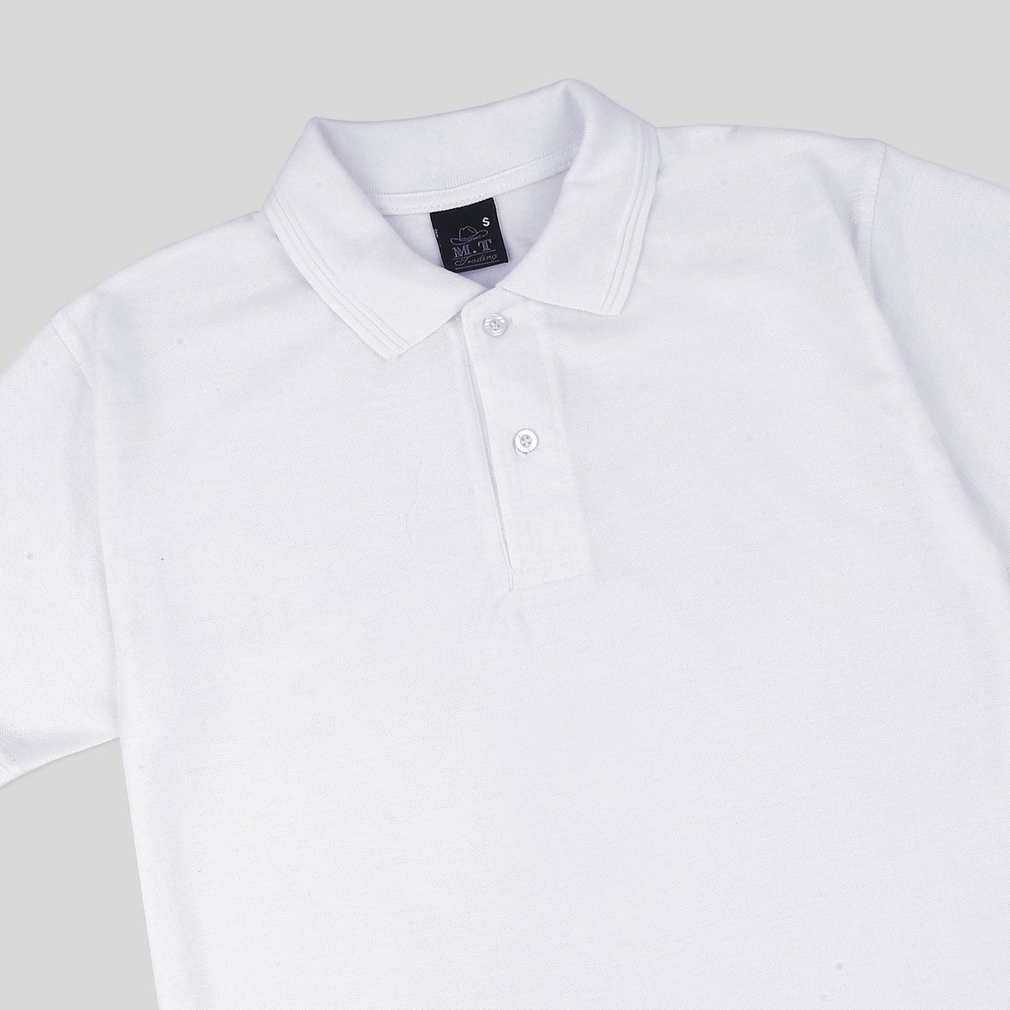 Polo T-Shirt Basic - White - POLO-017