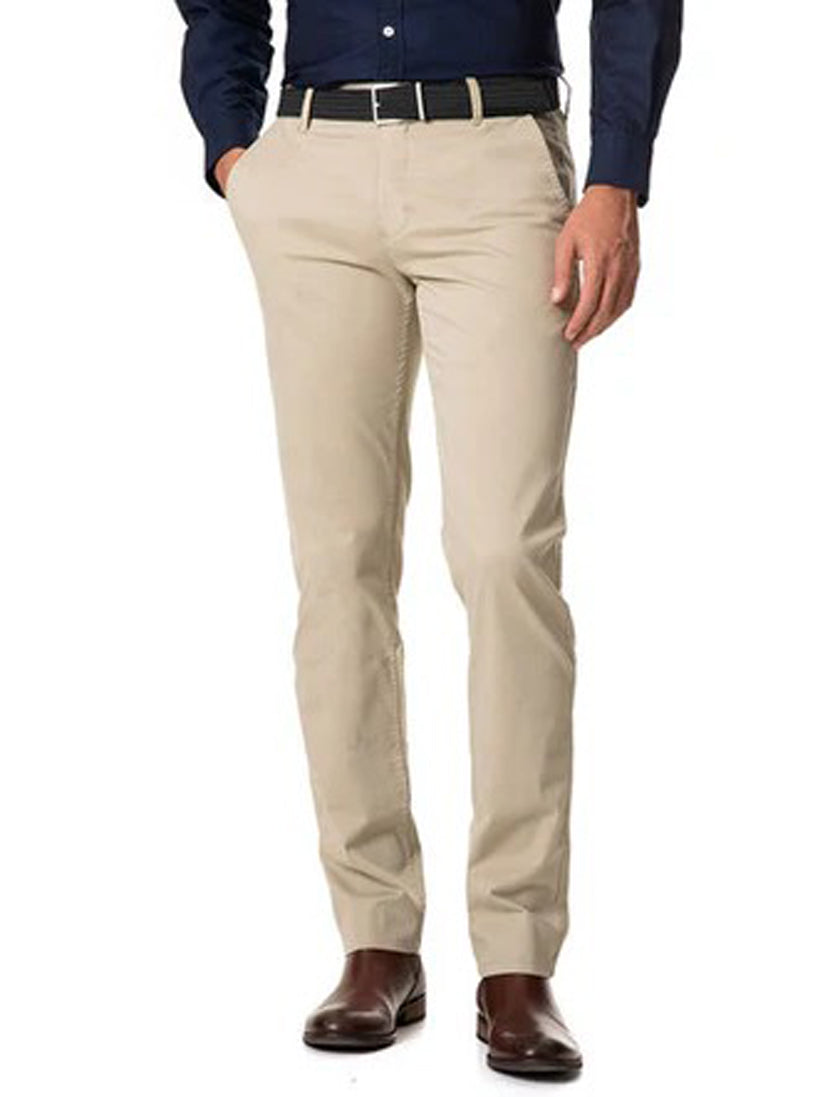 Chino Cotton Slim Fit Dress Pants - | Skin | - FE11
