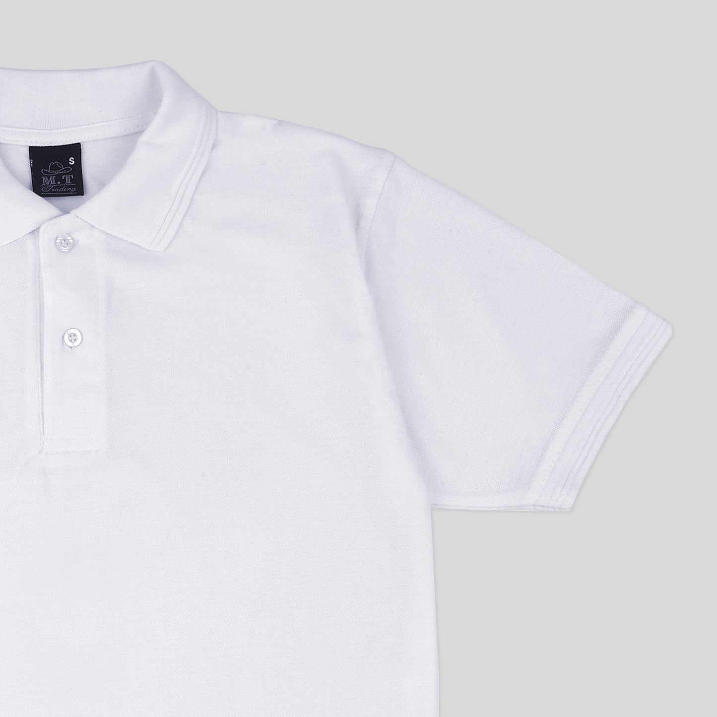 Polo T-Shirt Basic - White - POLO-017