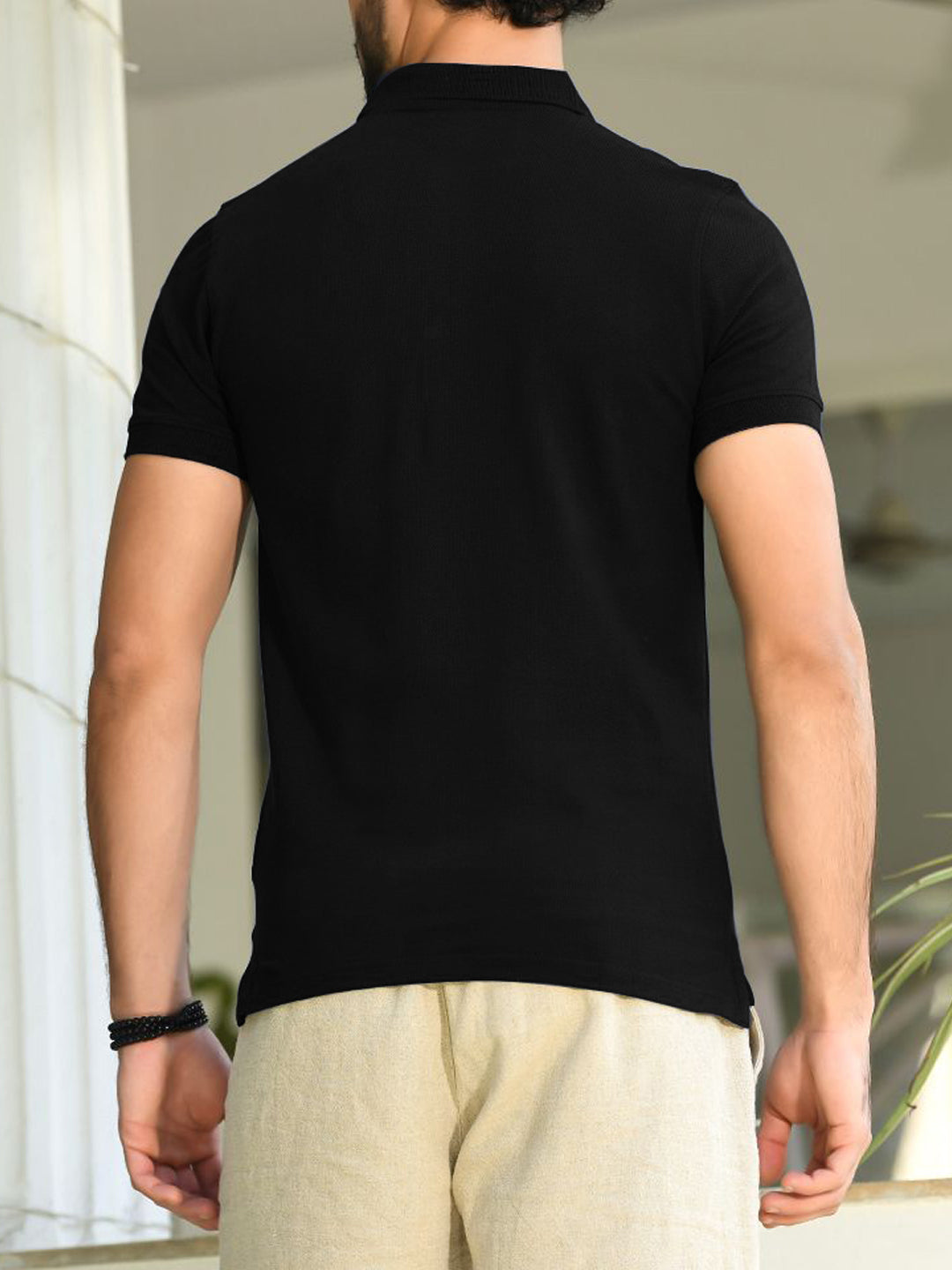 Polo T-Shirt Basic - Black - POLO-028