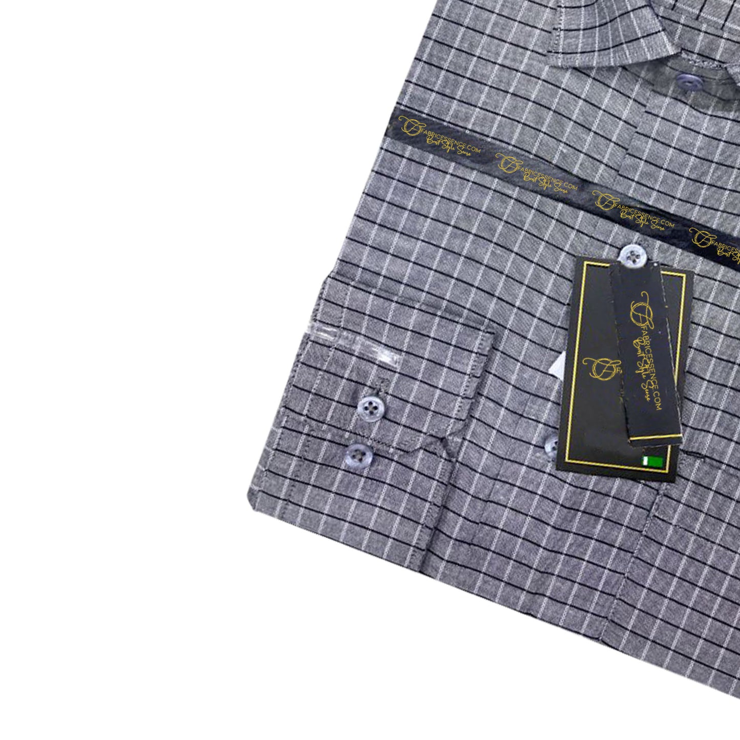 Bespoke Check Formal Shirt - CFS-0050 | Full Sleeves, Cotton, Regular Fit