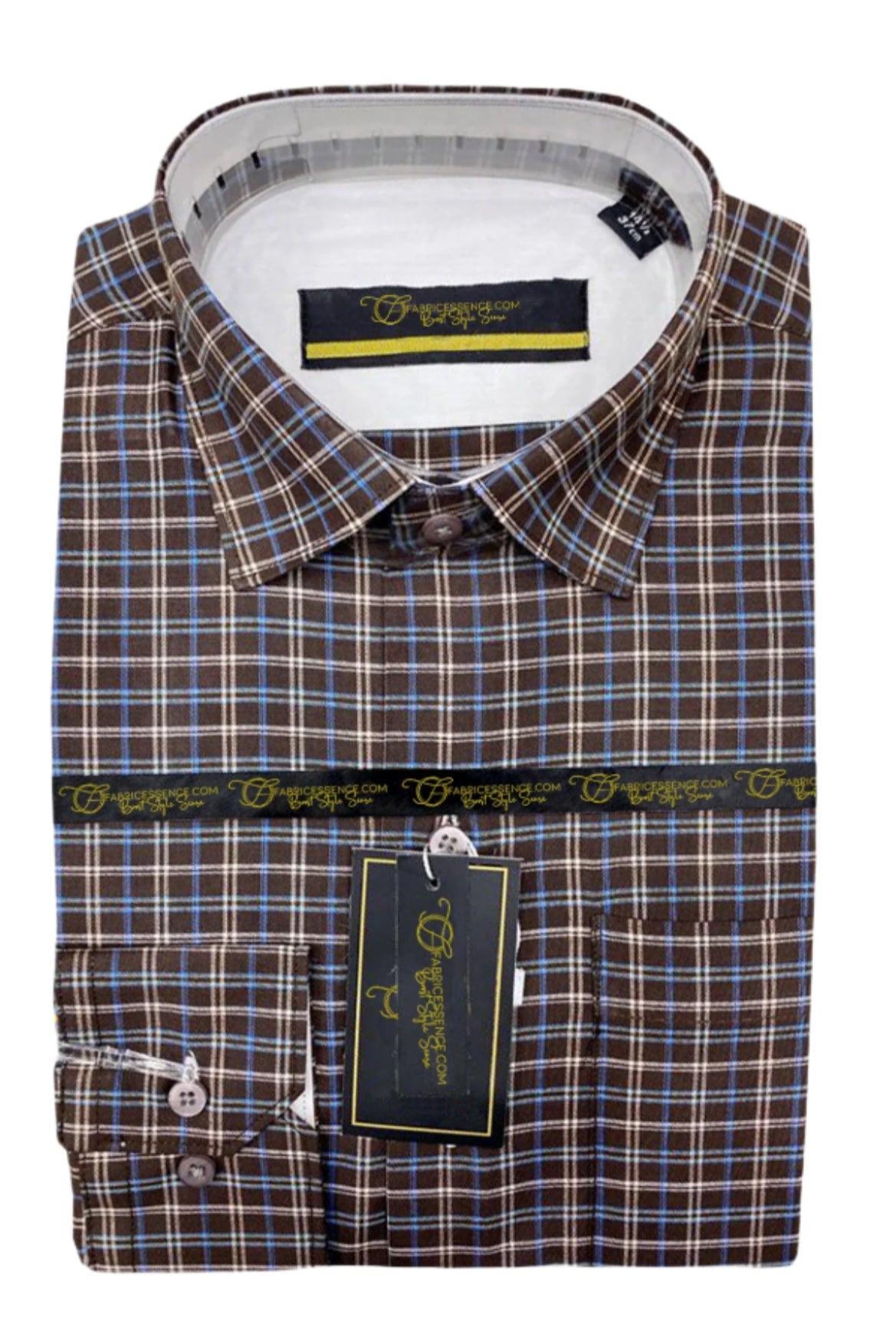 Check Formal Shirt - CFS-0051 | Full Sleeves, Cotton, Regular Fit
