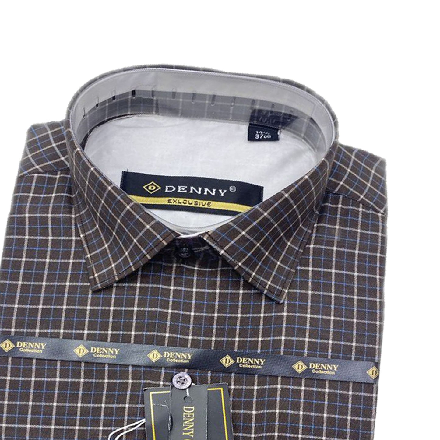 Check Formal Shirt - CFS-0039 | Full Sleeves, Regular Fit, Cotton | Affordable Quality | Sizes 14.5 to 16.5