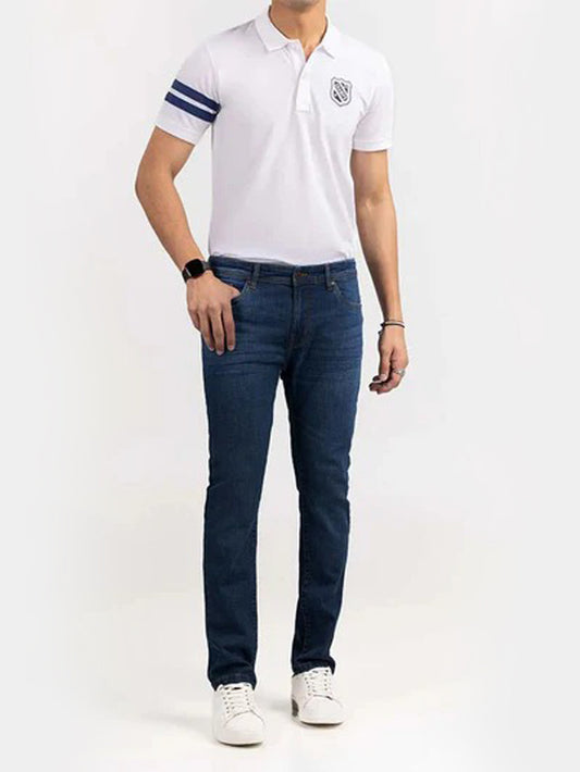 Denim Jeans Premium - | Dark Blue | Straight Fit - DESJ202