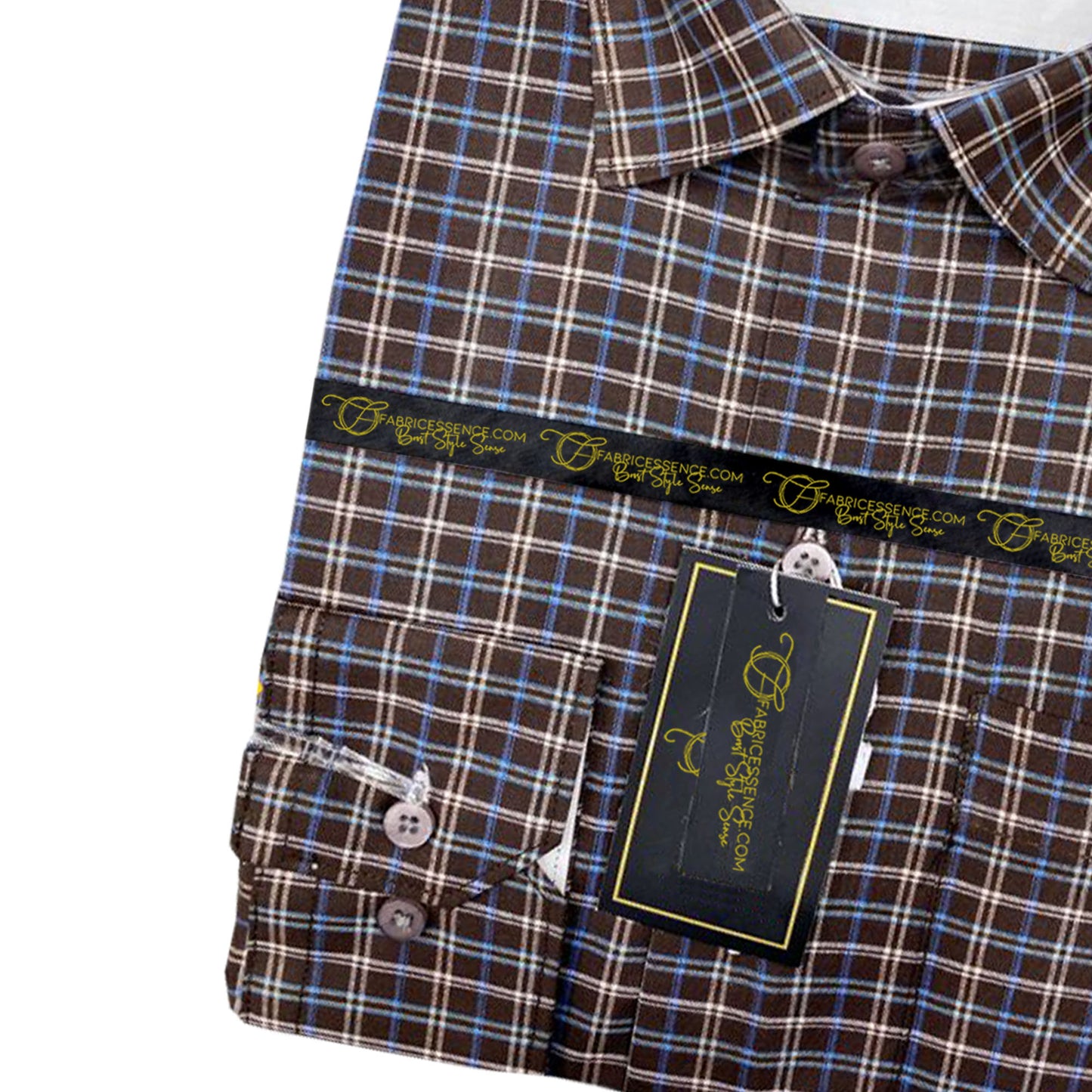 Check Formal Shirt - CFS-0051 | Full Sleeves, Cotton, Regular Fit