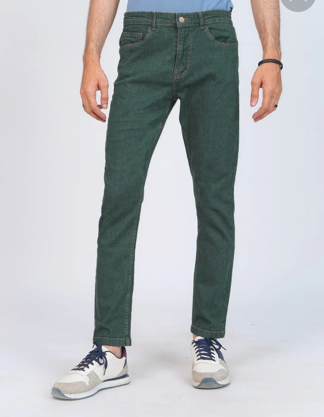 Stretchable Denim Jeans | Dark Green | DEBSJ2089