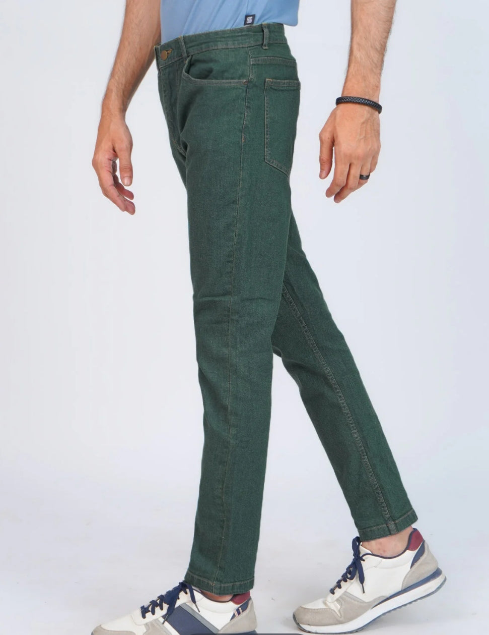 Stretchable Denim Jeans | Dark Green | DEBSJ2089