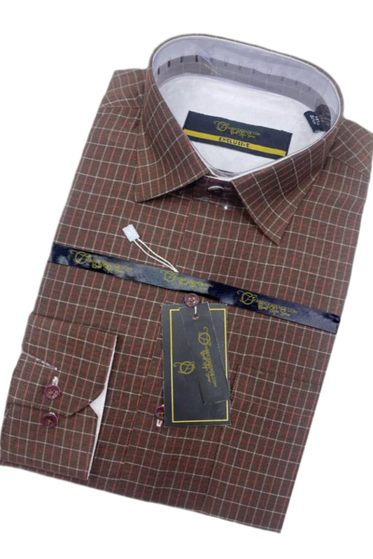 Check Formal Shirt - | CFS-0001