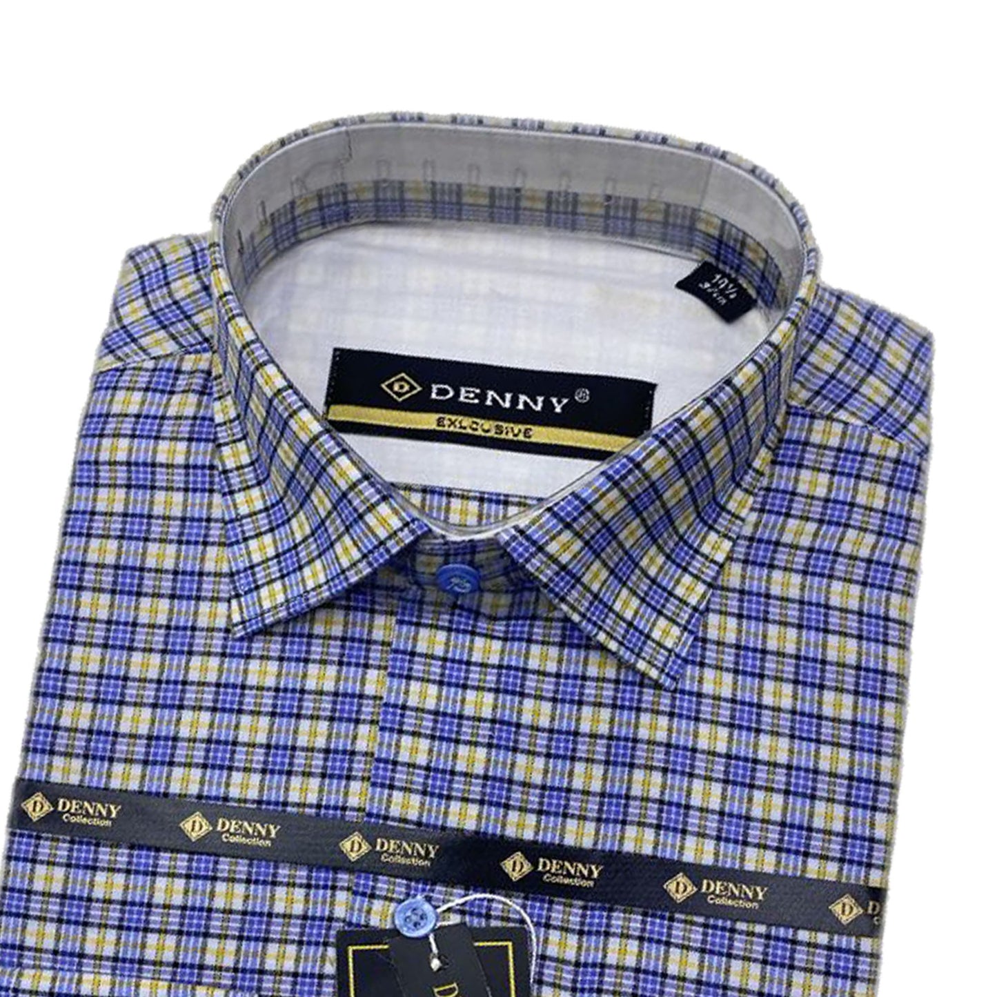 Check Formal Shirt - CFS-0034 | Full Sleeves, Regular Fit, Cotton | Affordable Quality | Sizes 14.5 to 16.5