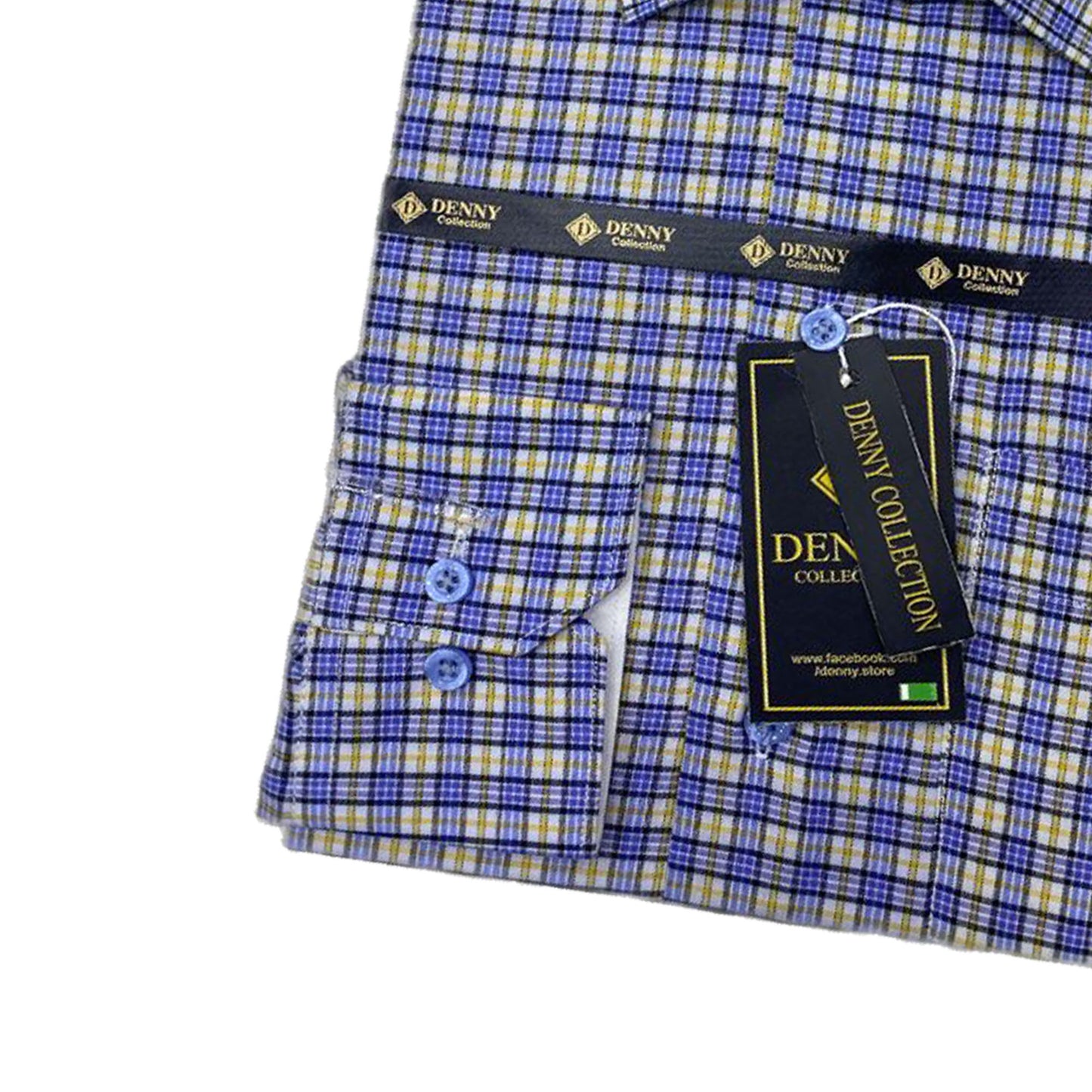 Check Formal Shirt - CFS-0034 | Full Sleeves, Regular Fit, Cotton | Affordable Quality | Sizes 14.5 to 16.5