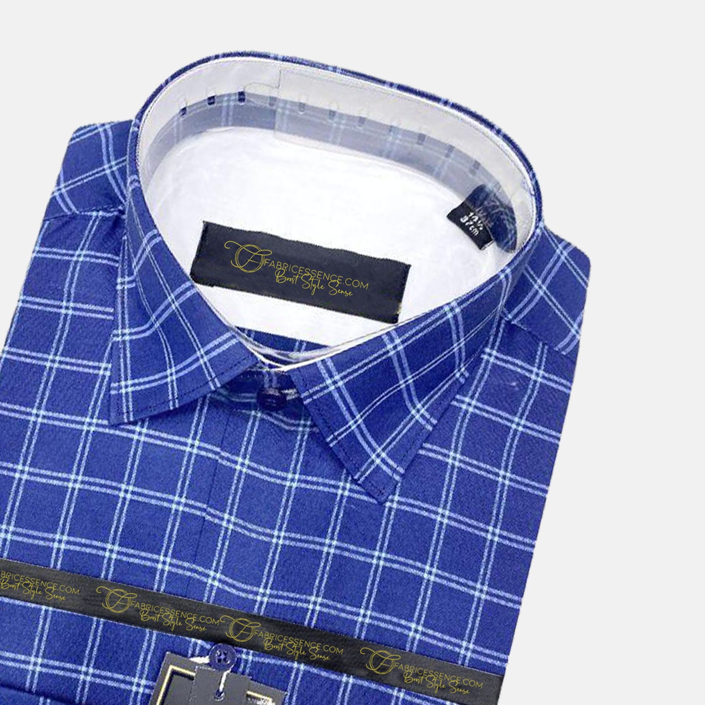 Check Formal Shirt - CSM-2411 | Size 17 to 17.5, Full Sleeves, Premium Cotton Quality