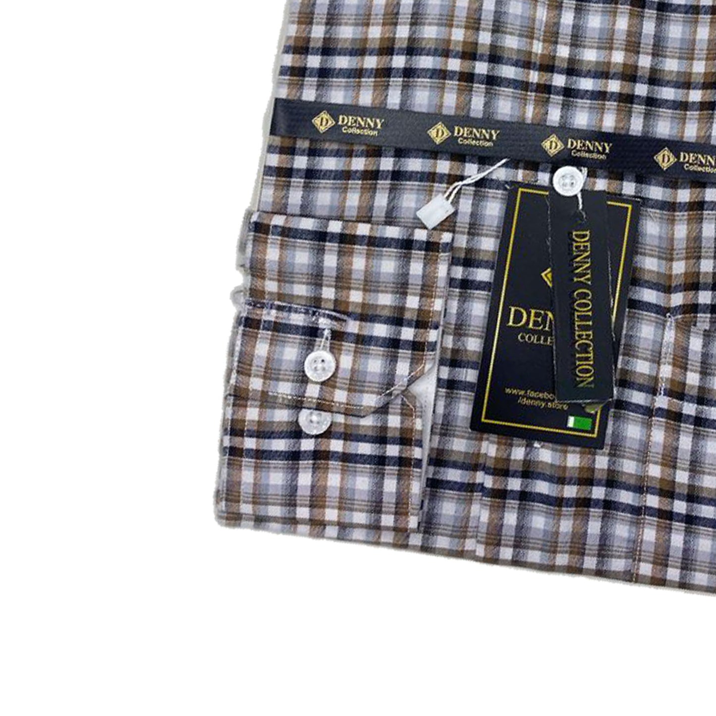 Check Formal Shirt - CFS-0033 | Full Sleeves, Regular Fit, Cotton | Affordable Quality | Sizes 14.5 to 16.5