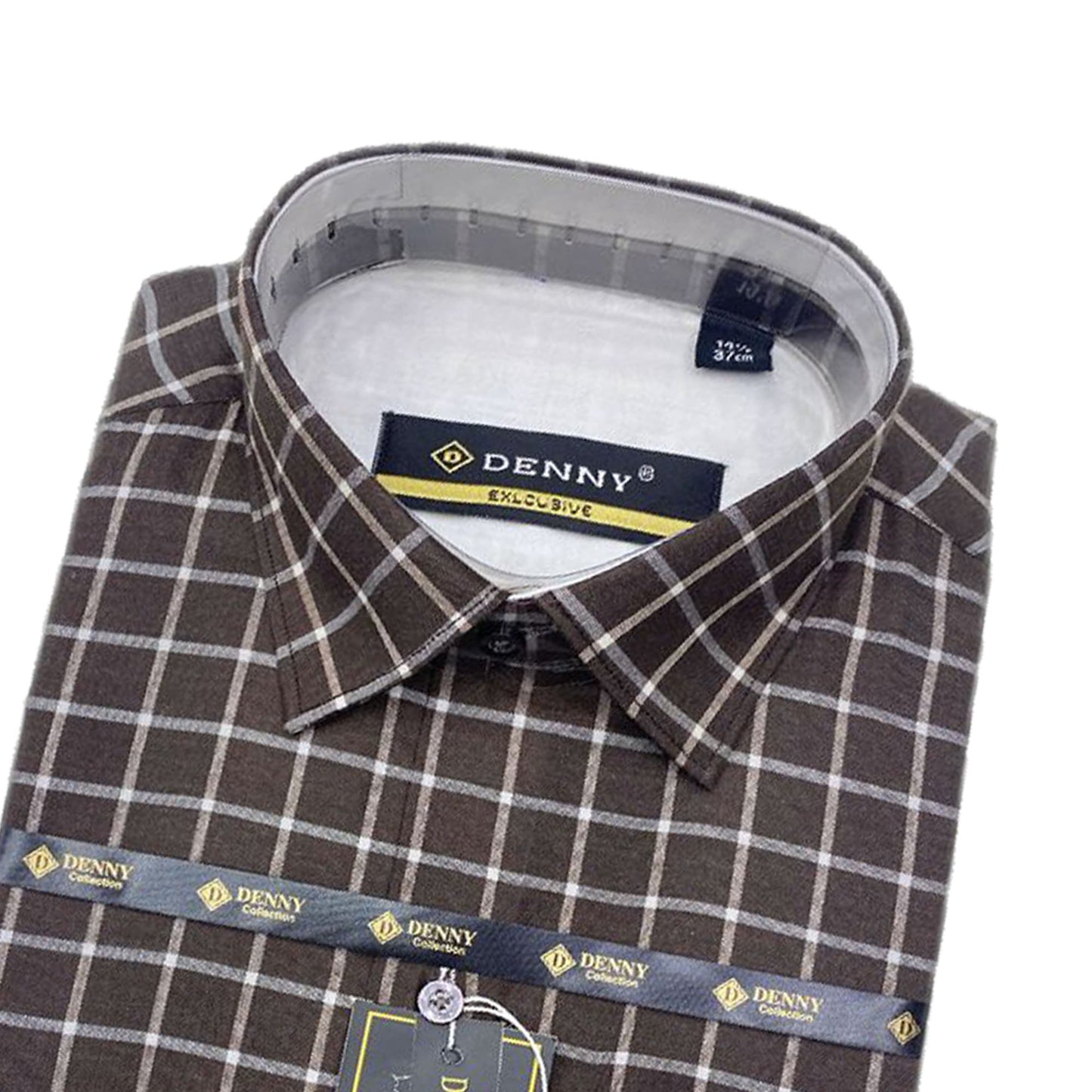 Check Formal Shirt - CFS-0032 | Full Sleeves, Regular Fit, Cotton | Affordable Quality | Sizes 14.5 to 16.5