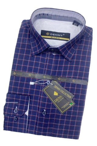 Check Formal Shirt - | CFS-0004