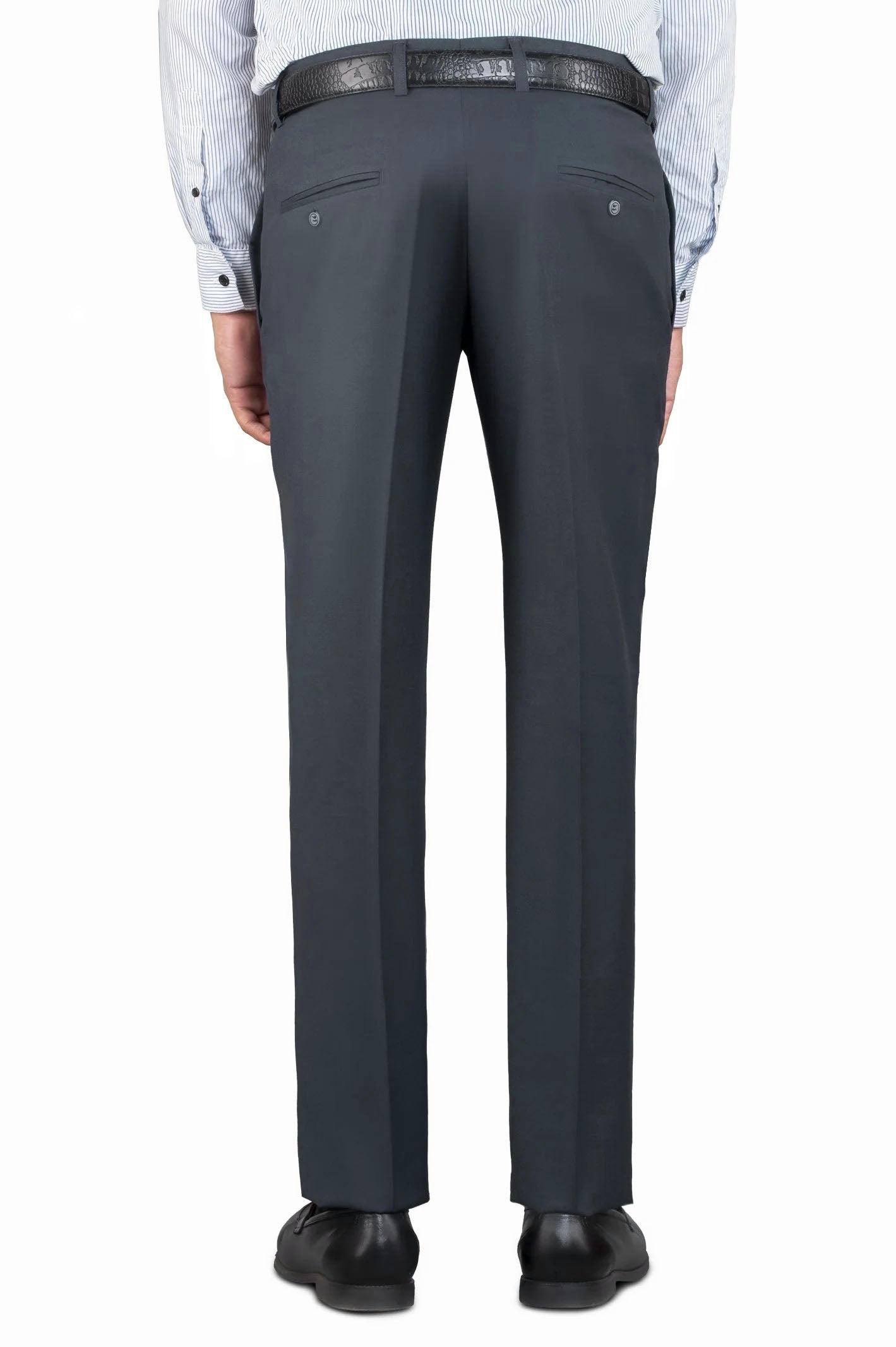 Men's Formal Executive Dress Trouser Pant - Dark Grey 3016 | Premium Quality | Perfect for Office & Formal Events