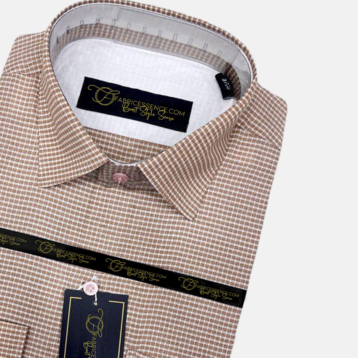 Check Formal Shirt - CSM-2401 | Size 17 to 17.5, Full Sleeves, Soft Cotton