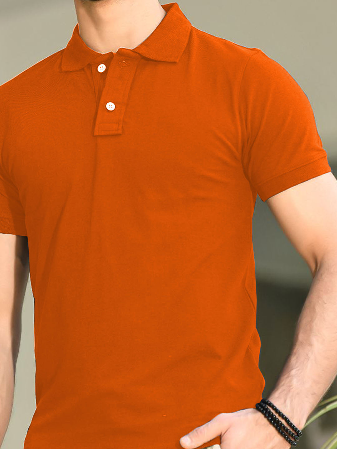 Polo T-Shirt Basic - Orange- POLO-016