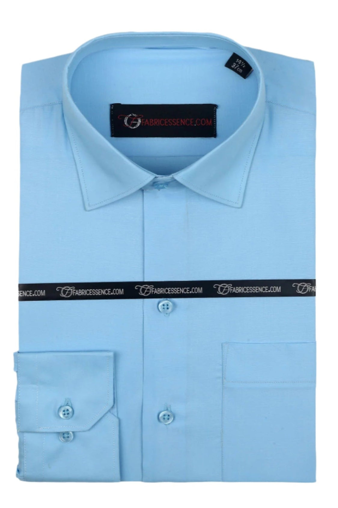 Men's Plain Formal Shirt - | Aqua Color | FE1199CC