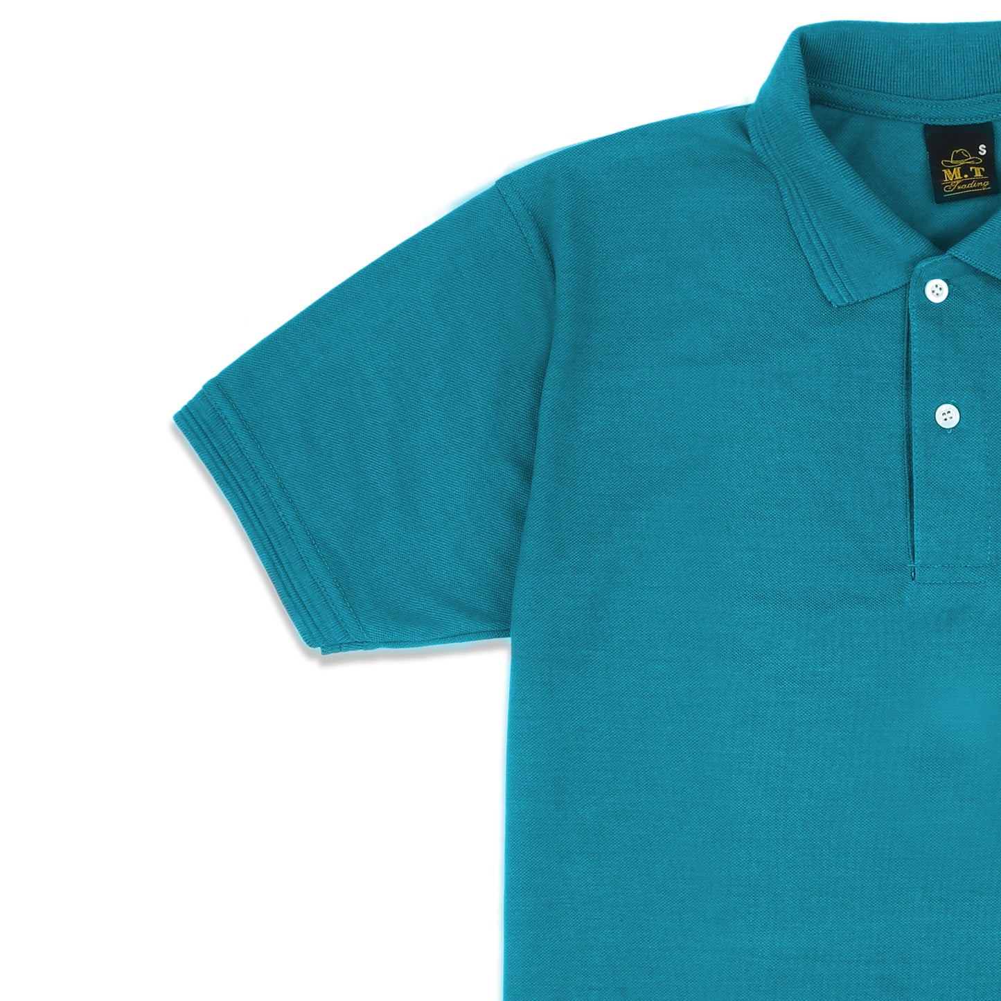 Polo T-Shirt Basic - Greenish Blue - POLO-020