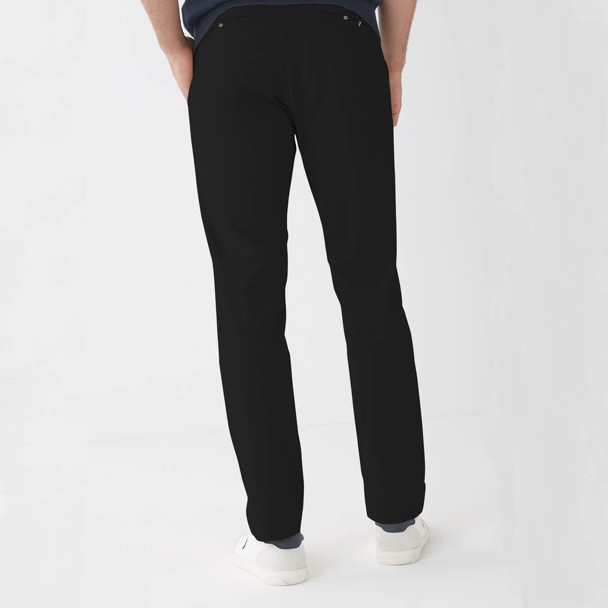 Chino Cotton Slim Fit Dress Pants - | Black | FE08