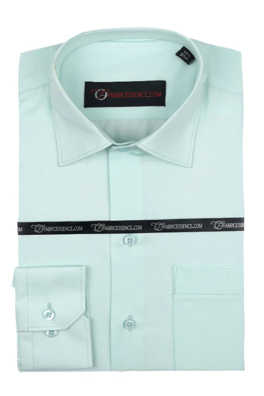 Men's Plain Formal Shirt - | Light Green | FE1199CC