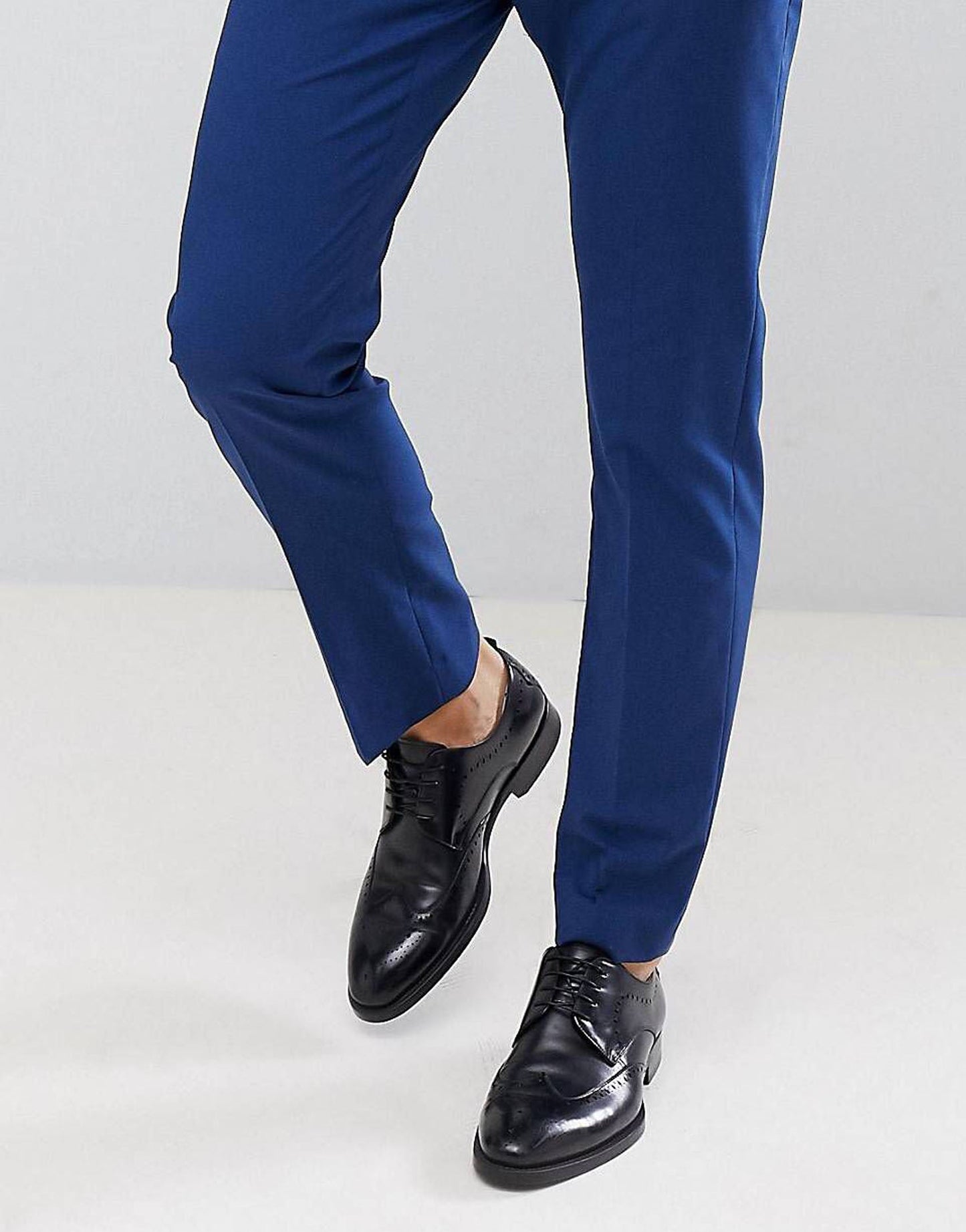 Chino Cotton Slim Fit Dress Pants | Royal Blue | FE12
