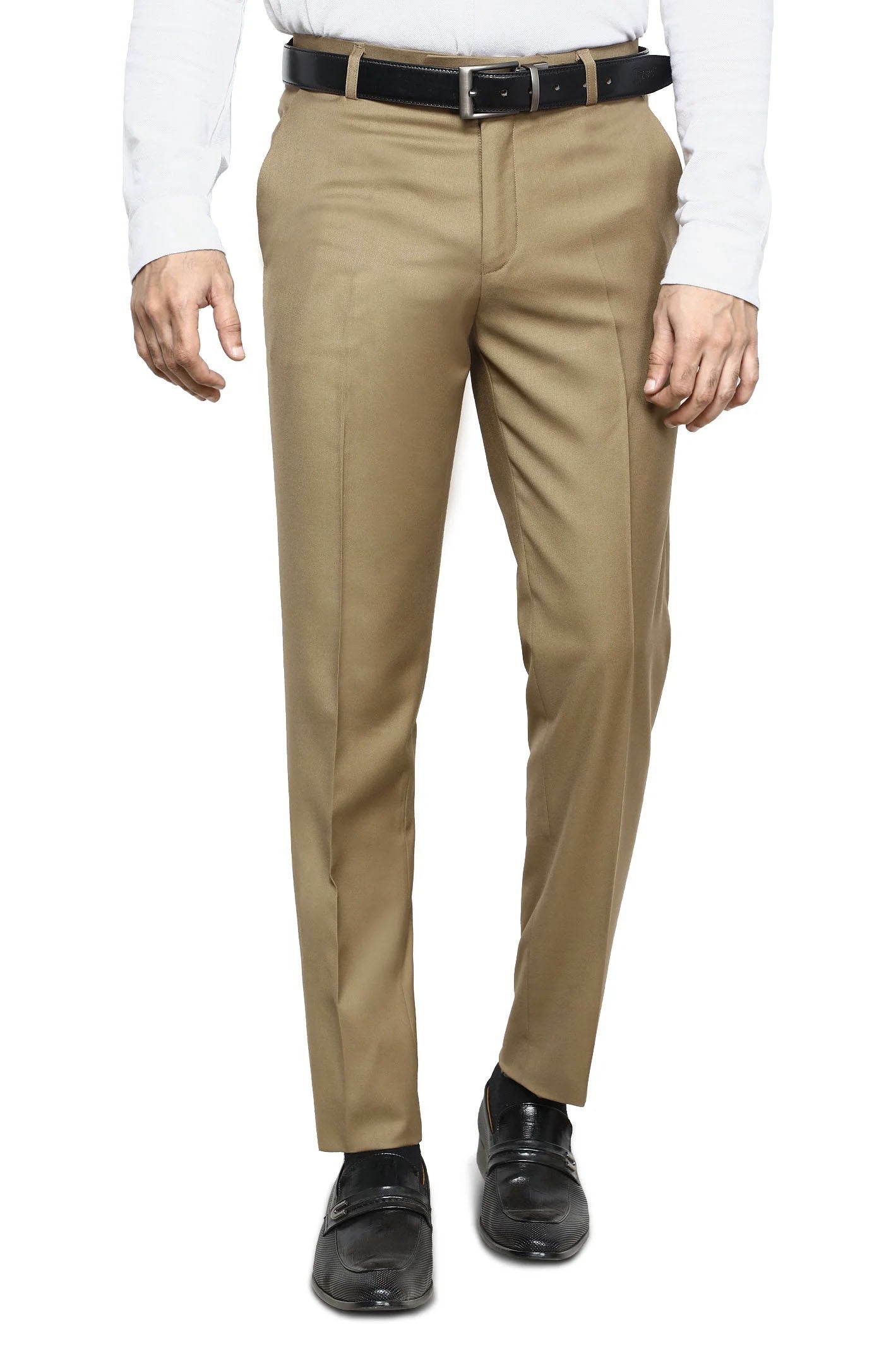 Men's Formal Executive Dress Trouser Pant - Light Brown 3018 | Premium Quality | Ideal for Office & Formal Events