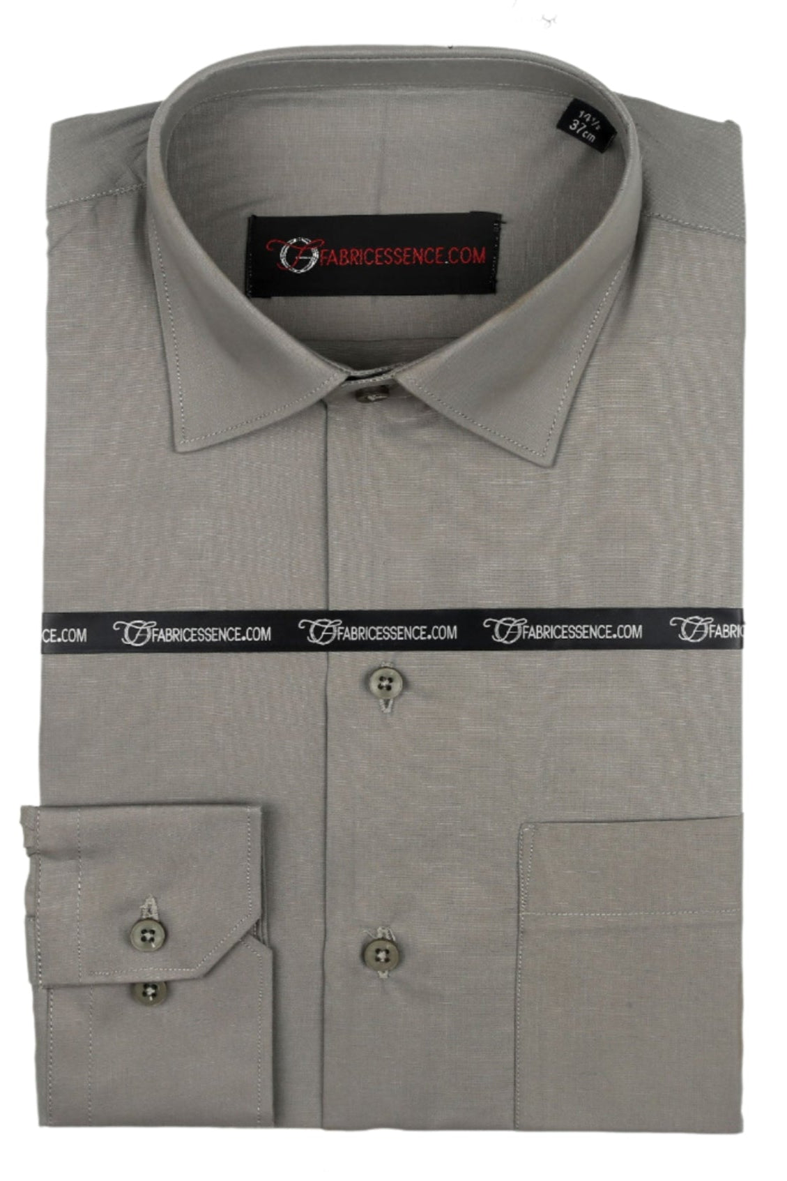 Men's Plain Formal Shirt - | Charcoal Color | FE1199CC