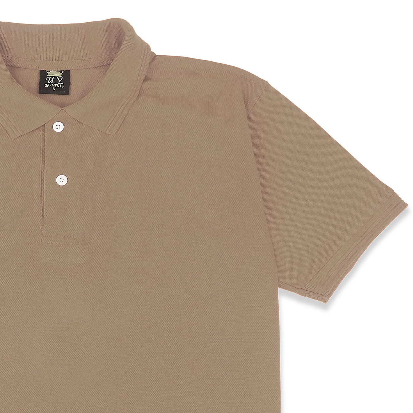 Polo T-Shirt Basic - Brown- POLO-024