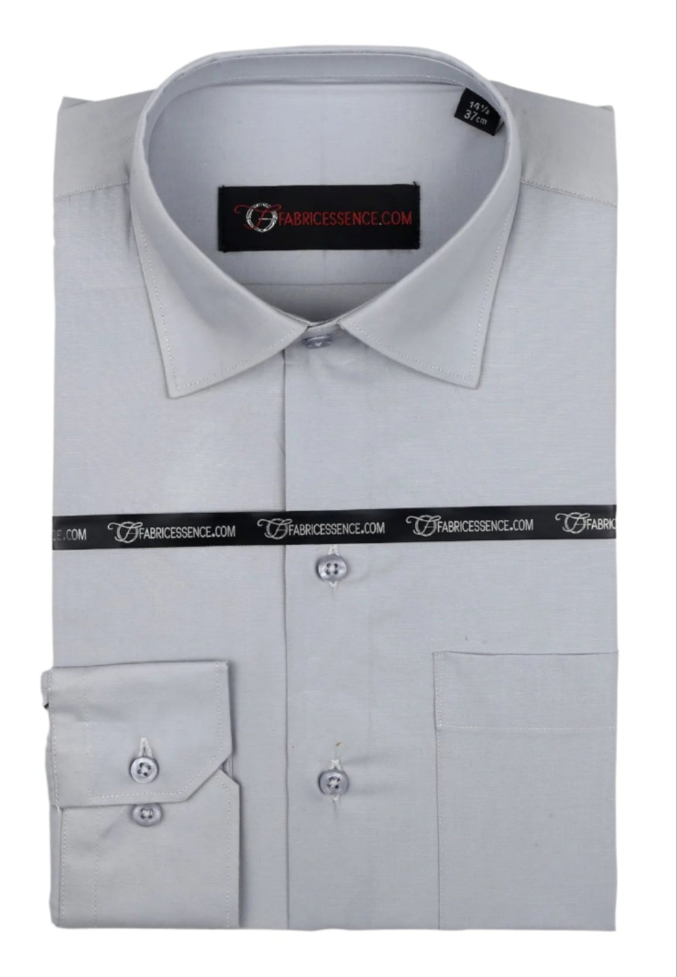 Men's Plain Formal Shirt - | Light Grey | FE1199CC