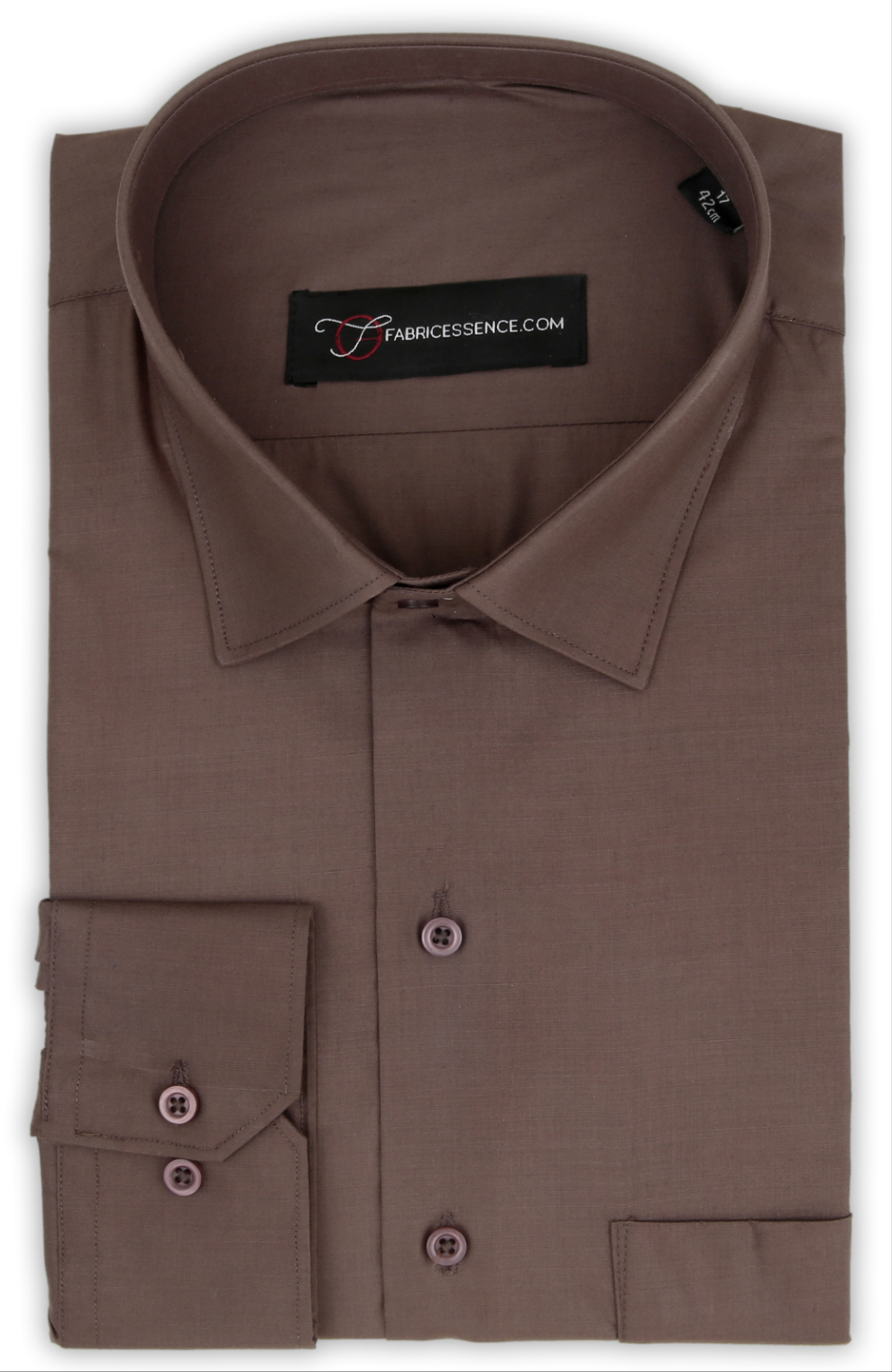 Signature Men's Plain Formal Shirt - | Medium Brown | FCPS0024