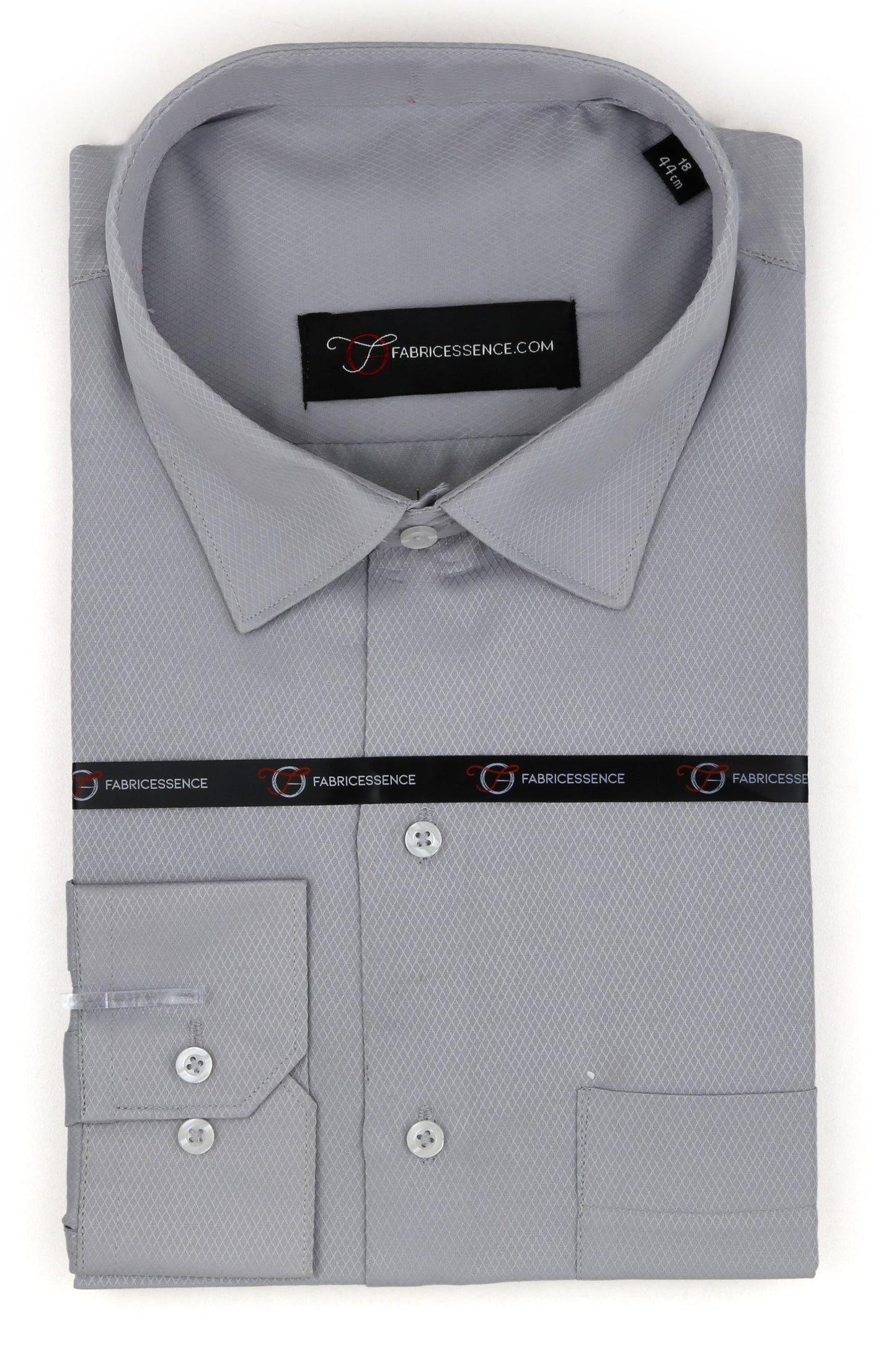 Diamond Design Dobby Formal Shirt - Grey | DFE2402 |