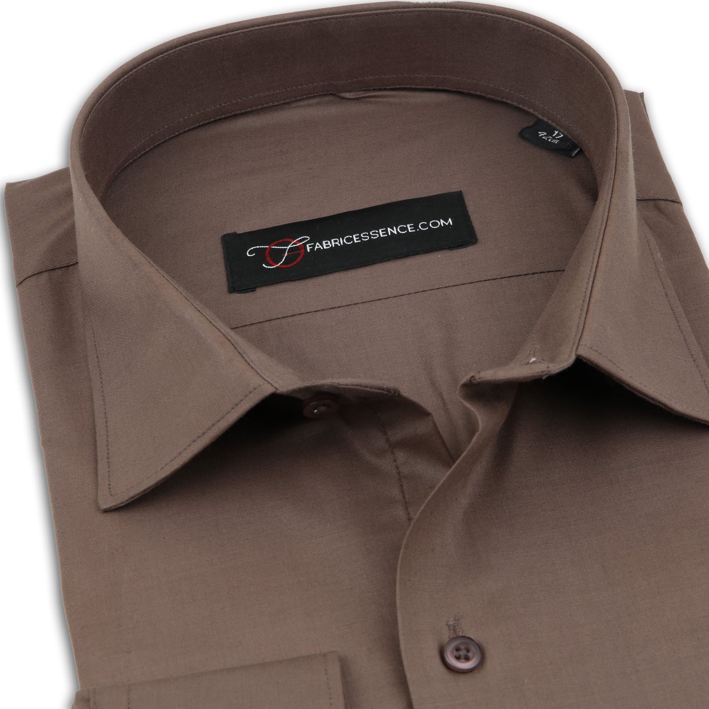 Signature Men's Plain Formal Shirt - | Medium Brown | FCPS0024