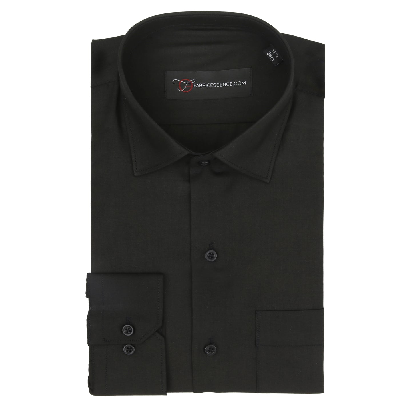 Signature Men's Plain Formal Shirt - | Black | FCPS0024