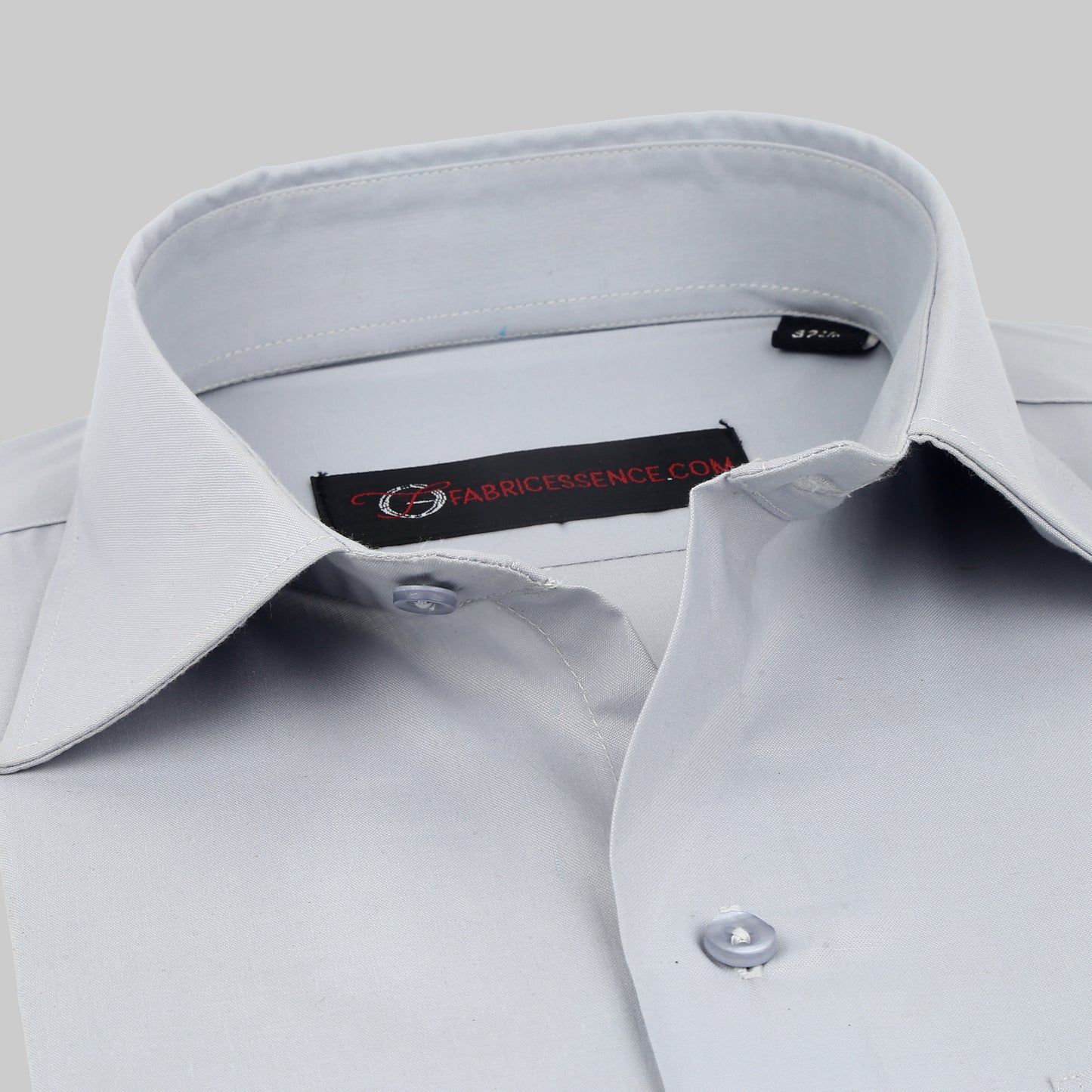 Men's  Plain Formal Shirt - | Light Grey | FE1199CC