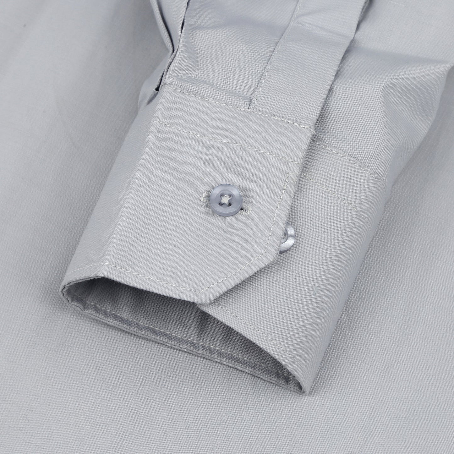Men's  Plain Formal Shirt - | Light Grey | FE1199CC