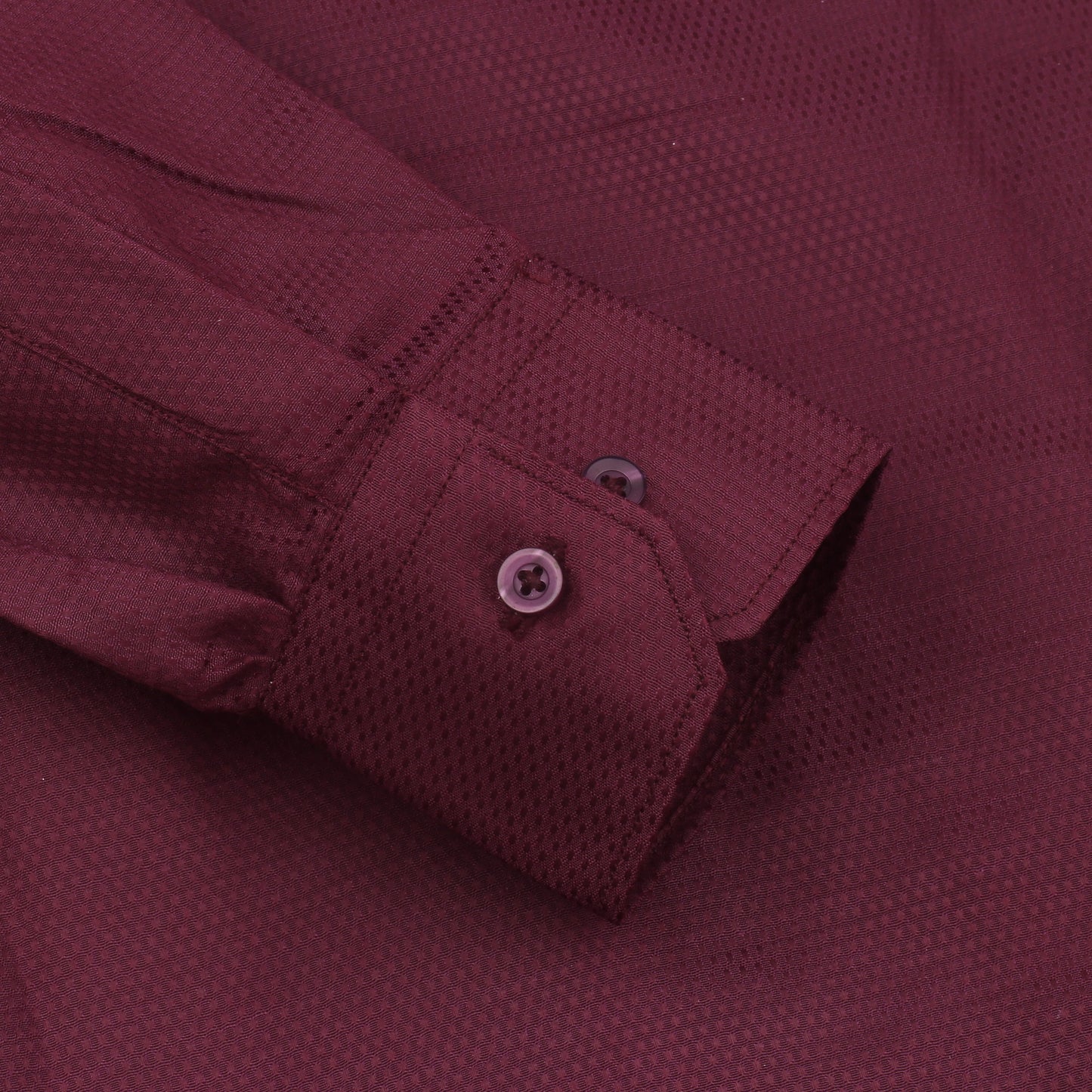 Dobby Self-Design Textured Formal Shirt β Executive Formal- Maroon | S142401