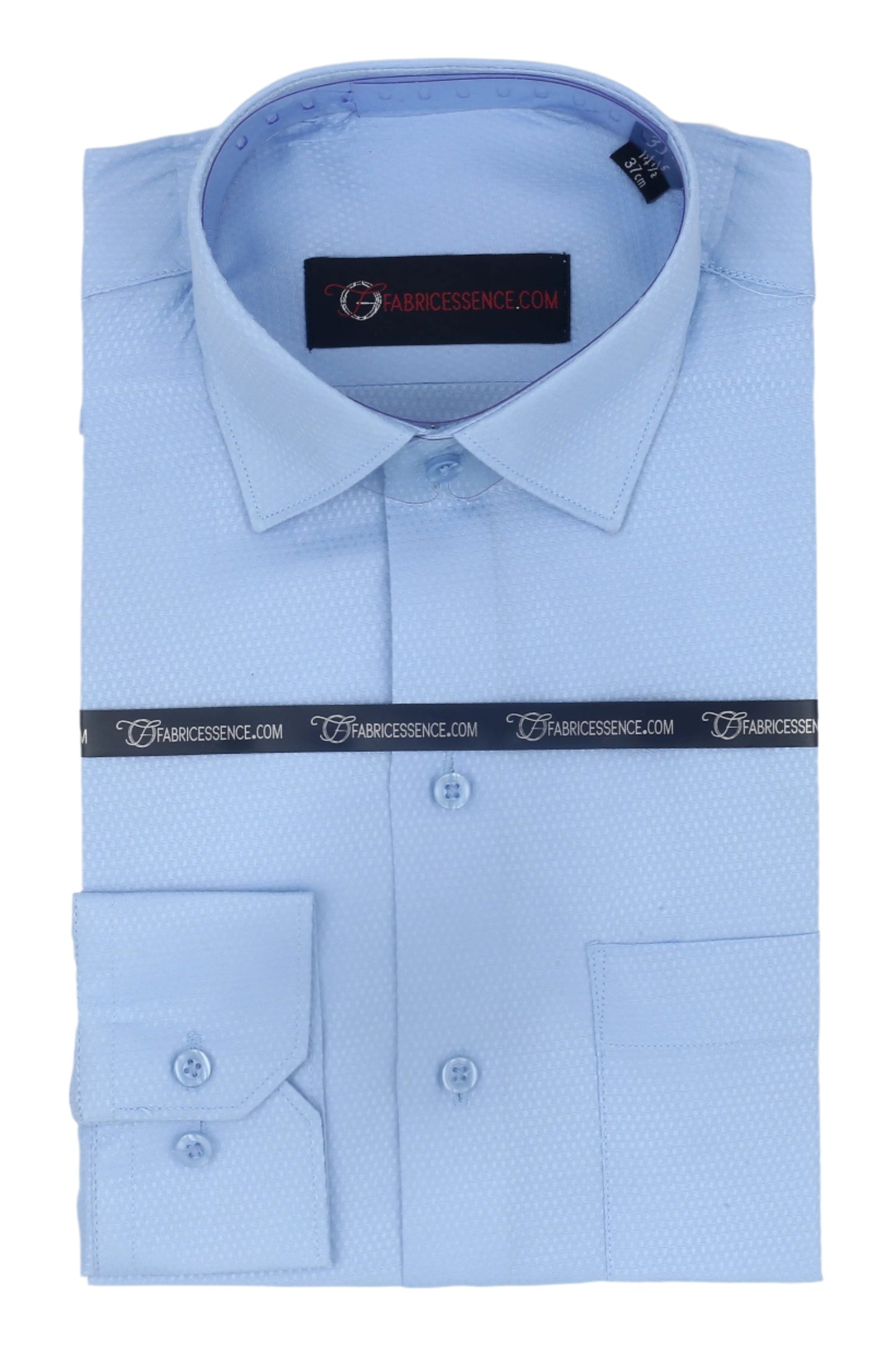 Dobby Self-Design Textured Formal Shirt  โ Executive Formal - Sky Blue | S142405 |