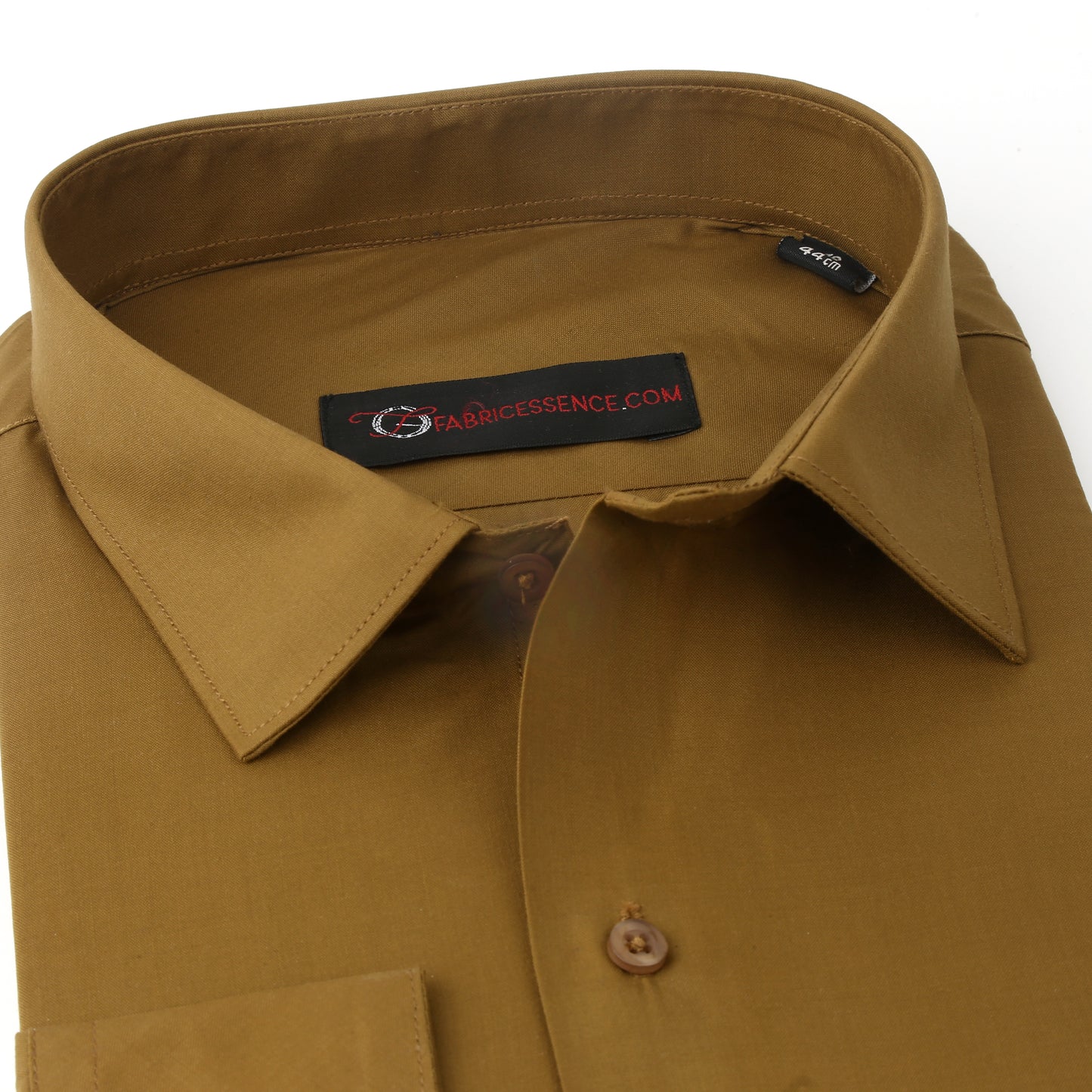 Men's Plain Formal Shirt - | Brown | FE1199BC