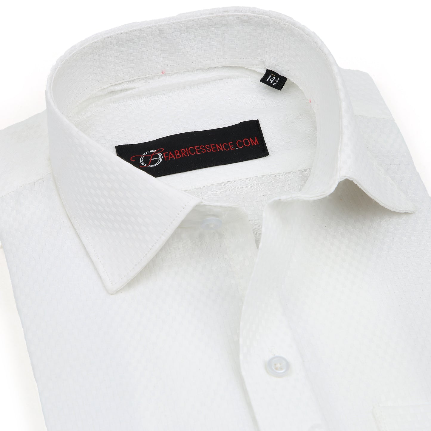 Dobby Self-Design Textured Formal Shirt β Executive Formal- Off White | 2025 C|