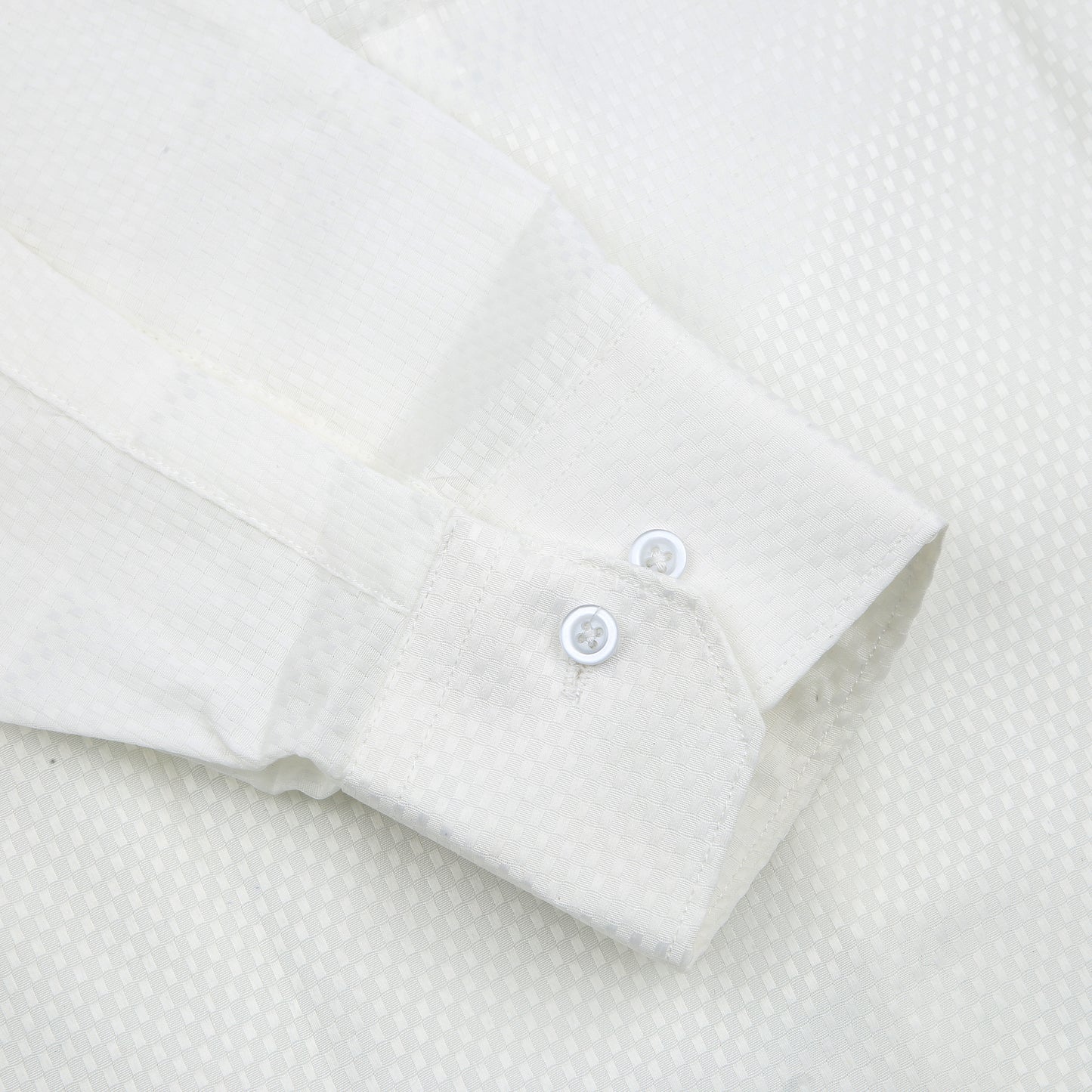 Dobby Self-Design Textured Formal Shirt β Executive Formal- Off White | 2025 C|