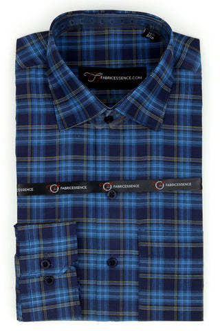 Bespoke Executive Check Formal Shirt β Timeless Professional Wear - CH2025-B