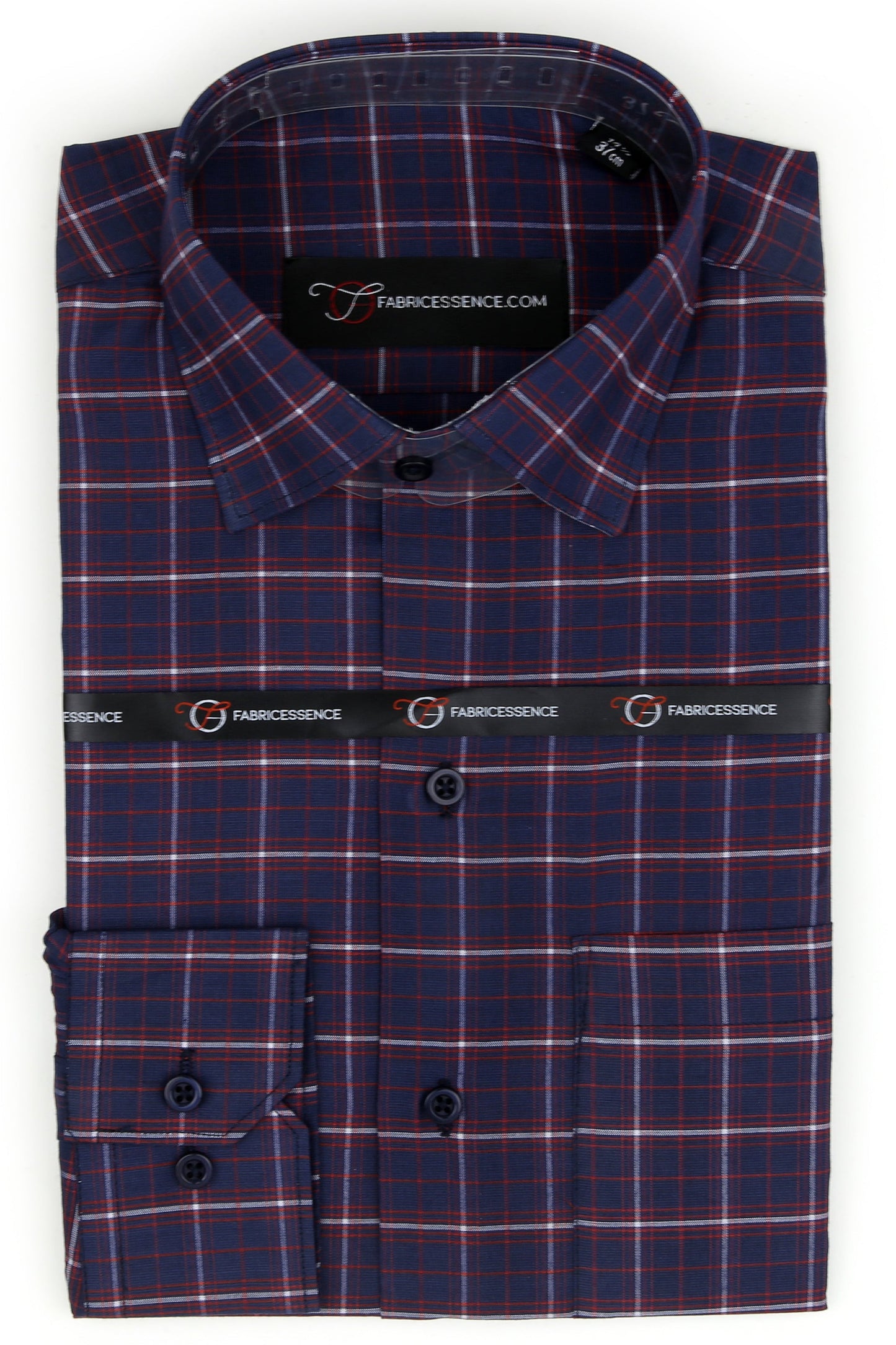 Bespoke Executive Check Formal Shirt β Timeless Professional Wear - CH2025-D